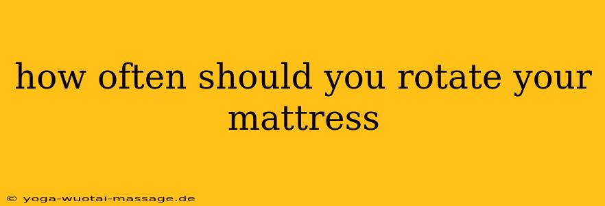 how often should you rotate your mattress