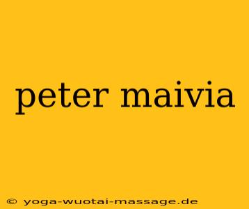 peter maivia