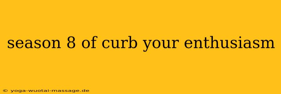 season 8 of curb your enthusiasm