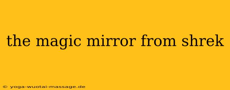 the magic mirror from shrek